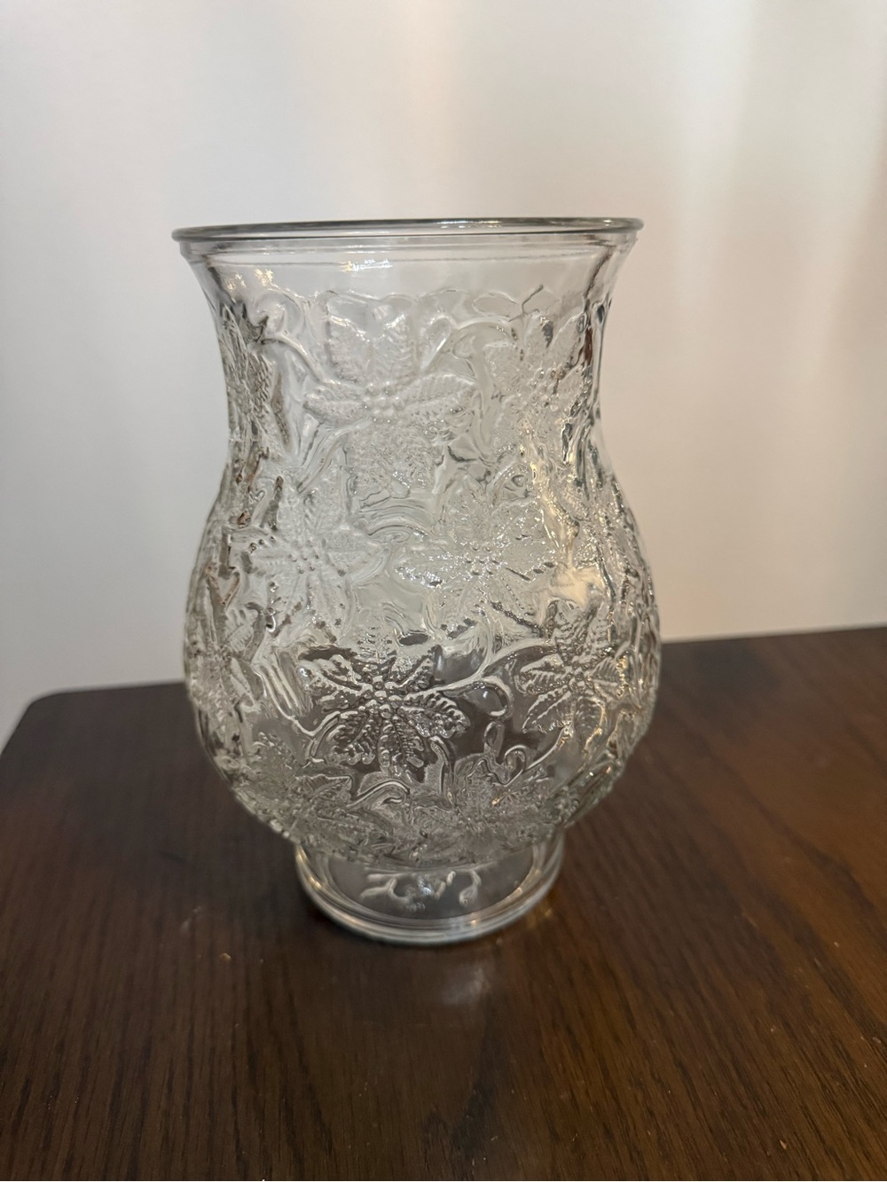 Vintage Princess House Fantasia Glass Hurricane Candle Holder EUC